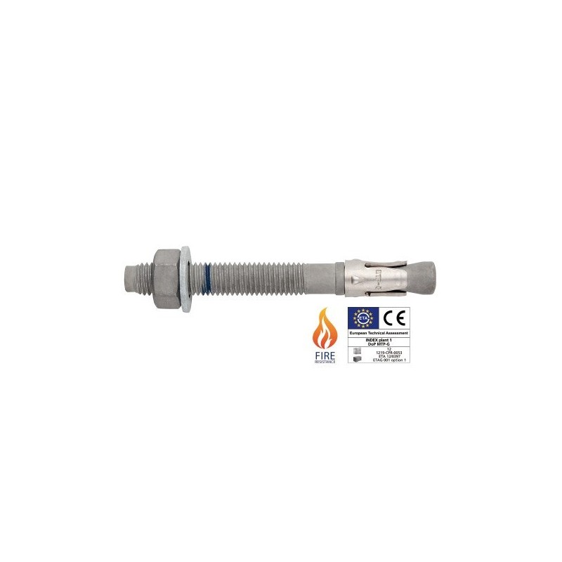Goujons d'ancrage galvanisé M16 x 145 Ø16 par 50 Goujons d'ancrage galvanisé M16 x 145 Ø16 par 50