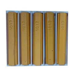 5 bâtons de cire malléable 8 cm jaune safran RAL 1017