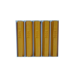 5 bâtons de cire malléable 8 cm jaune RAL 1028 Konig