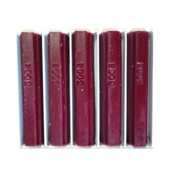 5 bâtons de cire malléable 8 cm rouge pourpre RAL 3004 Konig