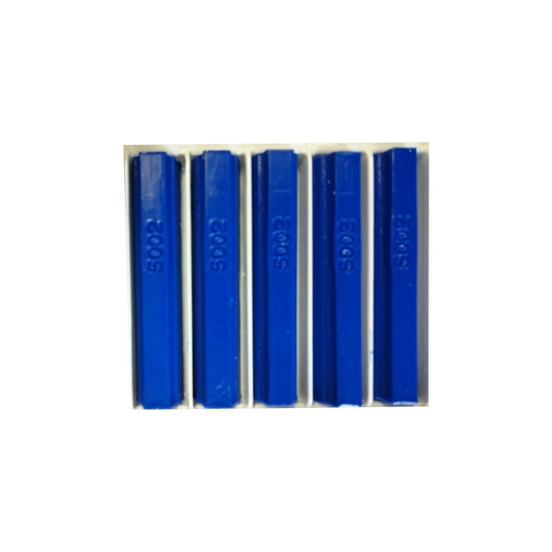 5 bâtons de cire malléable 8 cm bleu outremer RAL 5002 Konig