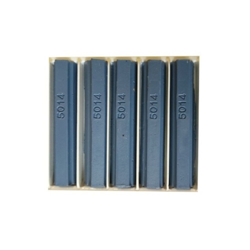 5 bâtons de cire malléable 8 cm bleu pigeon RAL 5014 Konig