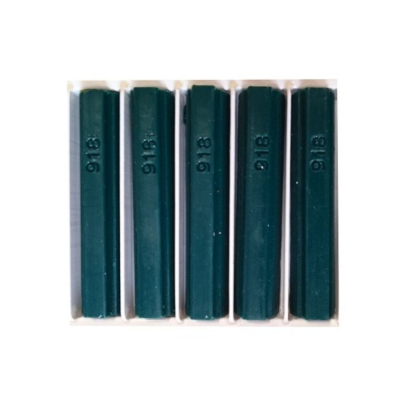 5 bâtons de cire malléable 8 cm vert 918 Konig