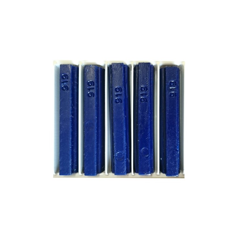 5 bâtons de cire malléable 8 cm bleu 919 Konig