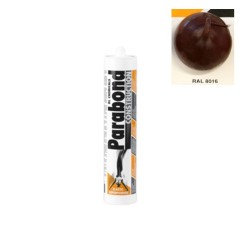 Mastic Colle Parabond Construction brun foncé RAL 8016