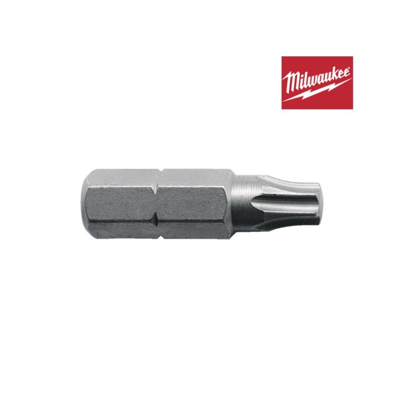 Embouts de vissage Torx 10 pro Milwaukee par 25