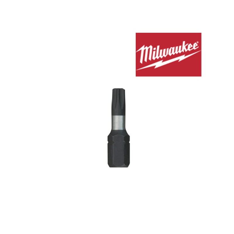 Embouts de vissage Torx 40 Schockwave Milwaukee par 25