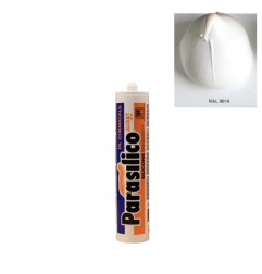 Mastic silicone RAL 9016 blanc Parasilico Alcoxy blanc perlé