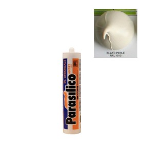 Mastic silicone RAL 1013 blanc perlé PARASILICO ALCOXY 15 FC