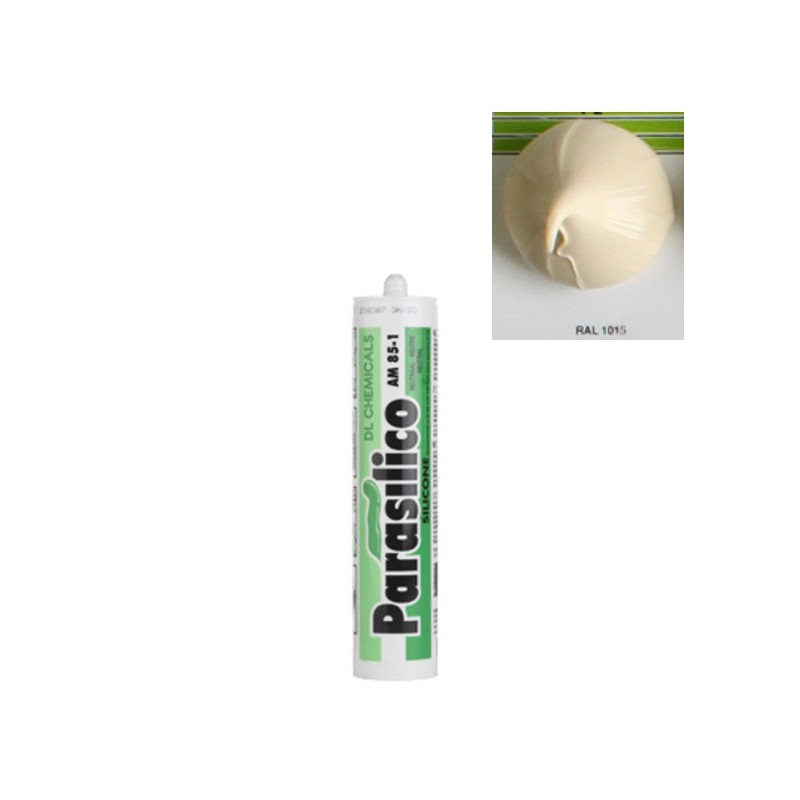 Mastic silicone RAL 1015 ivoire clair Parasilico AM 85-1