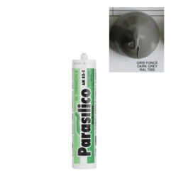 Mastic silicone RAL 7005 gris foncé Dark Grey Parasilico AM 85-1