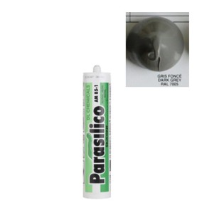 Mastic silicone RAL 7005 gris foncé Dark Grey Parasilico AM 85-1