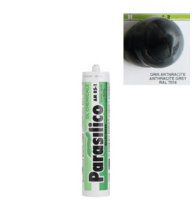 Mastic silicone RAL 7016 gris anthracite Parasilico AM 85-1