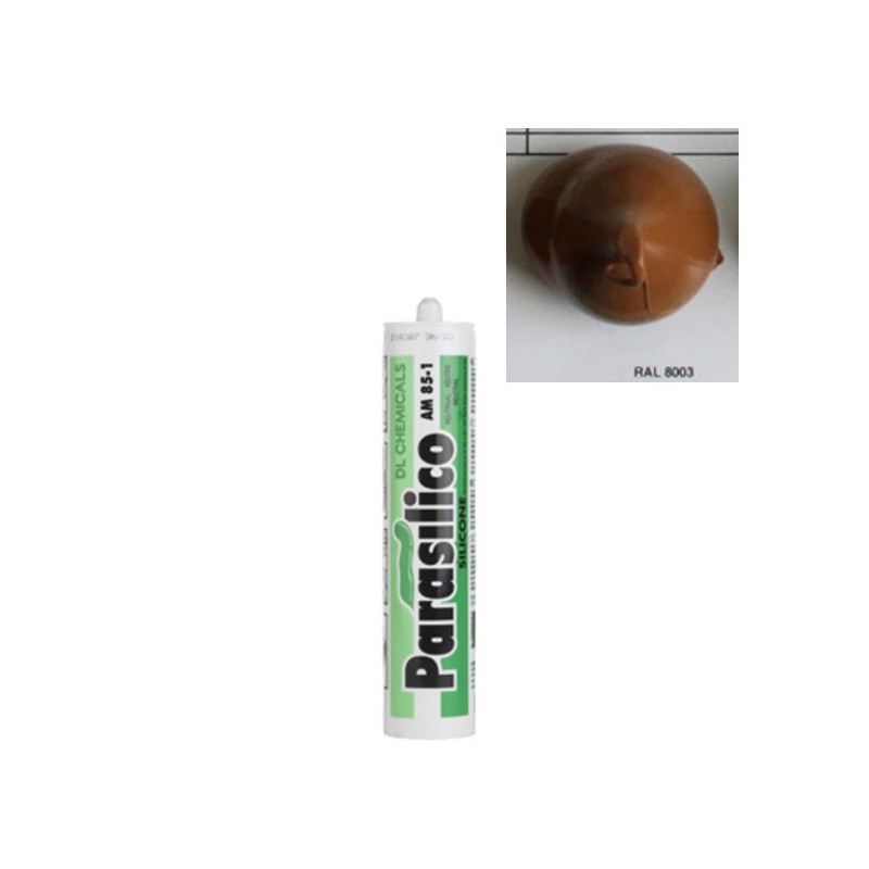 Mastic silicone RAL 8003 chêne doré  Parasilico AM 85-1