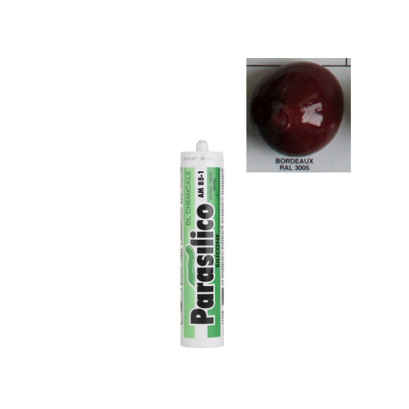 Mastic silicone RAL 3005 Bordeaux Parasilico AM 85-1