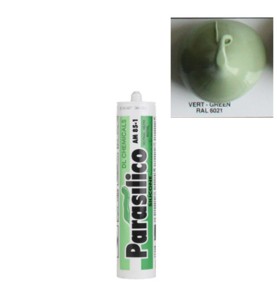 Mastic silicone RAL 6021 vert pale Parasilico AM 85-1