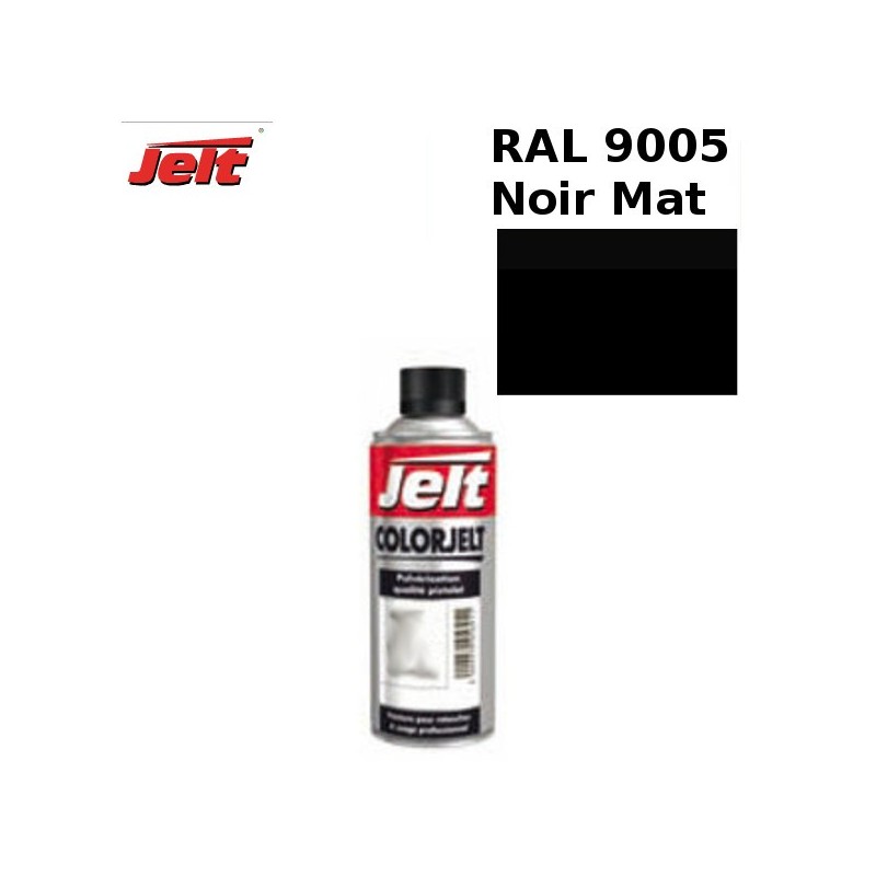 Peinture retouche RAL 9005 NOIR MAT aérosol 400ml