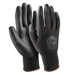 Gants paume renforcée noirs taille M