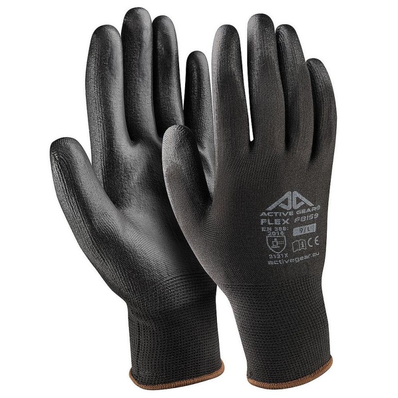 Gants paume renforcée noirs taille M