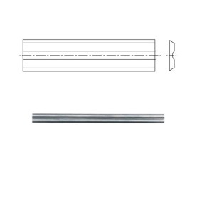 10 fers pour rabots portatifs 82x5,5x1,1mm