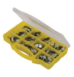 Coffret de colliers pour tuyaux 60 pièces