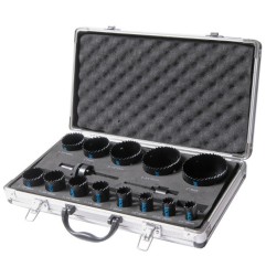 Coffret scie cloche bi-métal 16 pièces alu pro