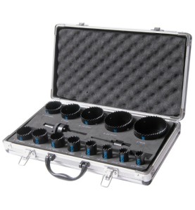 Coffret scie cloche bi-métal 16 pièces alu pro