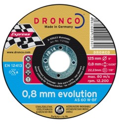 Disque à tronçonner 125x0,8 Dronco AS 60 W