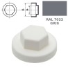 Capuchons RAL 7022 gris anthracite pour vis autoperceuses TH diamètre 6,3mm par 250