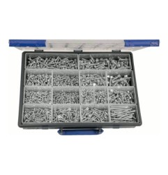 Coffret vis autoperceuses acier TC+TF+TH ZN 1780 pcs