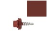 Vis autoperceuse RAL 3009 marron foncé tête hexagonale par 250