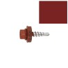 Vis autoperceuse RAL 3011 marron tête hexagonale par 250