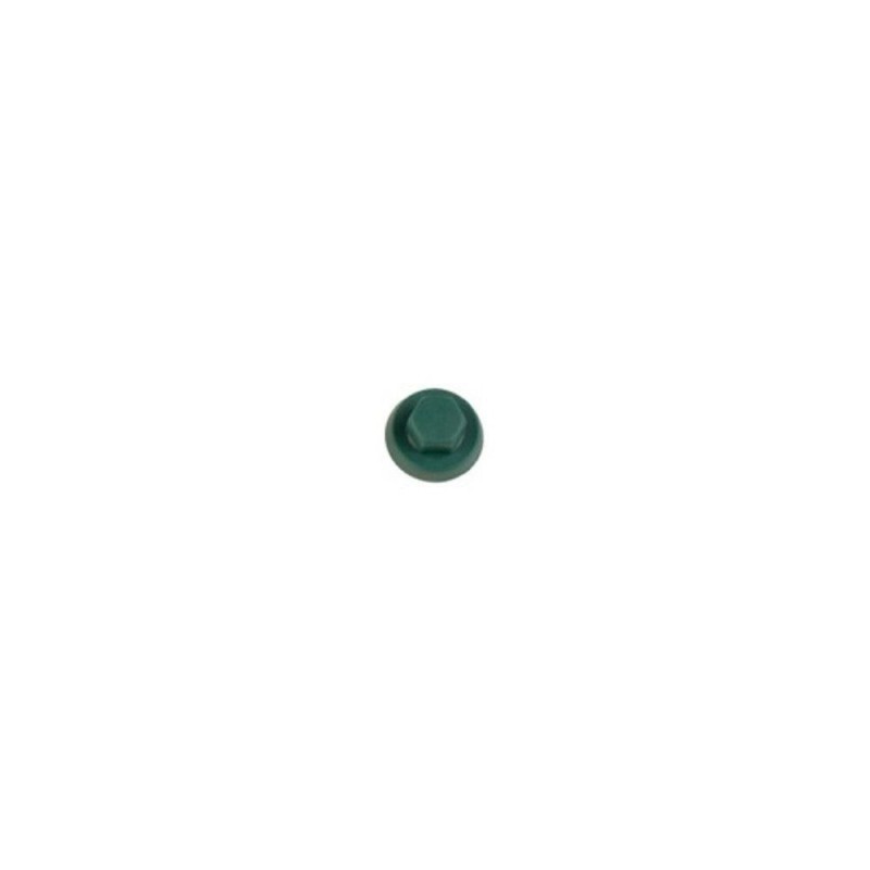 Capuchons RAL 6028 vert pour vis tête hexagonale de 8 mm