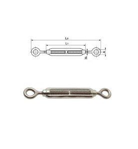 Tendeur œil-œil - Inox A4