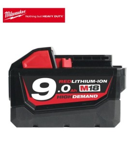 Batterie 18V 9Ah Milwaukee M18 B9