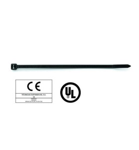 Colliers de serrage nylon noir 12,5x500 mm par 50