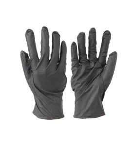 Gants nitrile noirs par 100