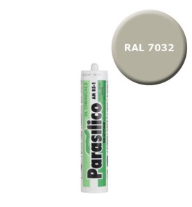 Mastic silicone RAL 7032 gris silex Parasilico AM 85-1