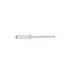 Rivets 4x12 mm blanc RAL 9003 par 500