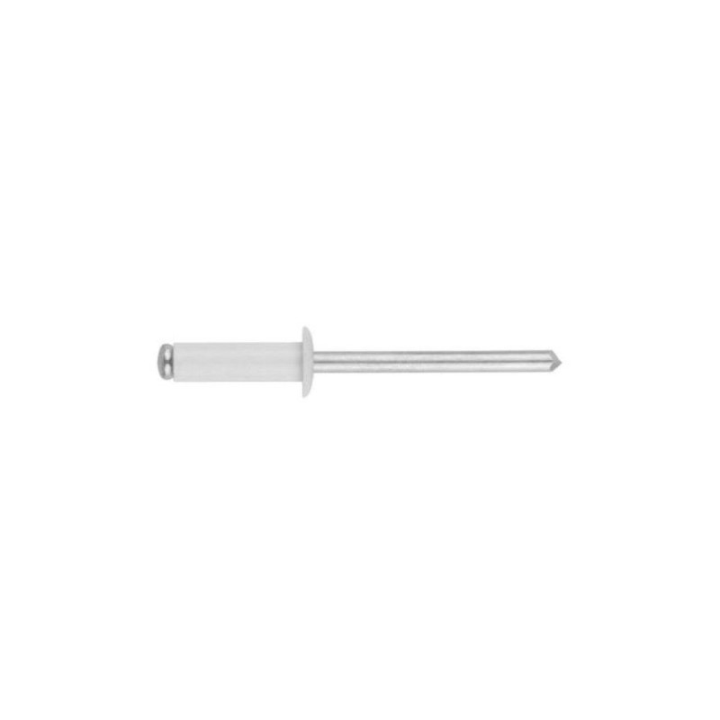 Rivets 4x12 mm blanc RAL 9003 par 500