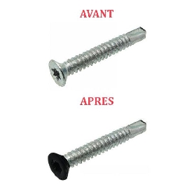 Vis autoperceuses 4,2x16 mm couleur au choix tête fraisée Torx par 1000