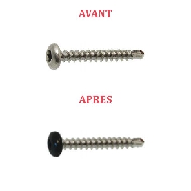 Vis autoperceuses 3,5x16 mm couleur au choix tête cylindrique Torx Inox A2 par 1000