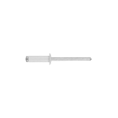 Rivets 4,8x16 mm blanc RAL 9003 par 100