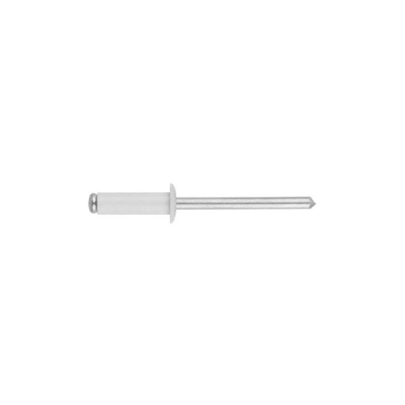 Rivets 4,8x16 mm blanc RAL 9003 par 100