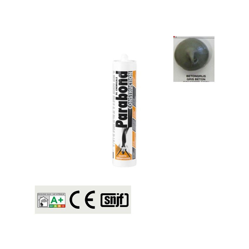 Mastic colle Parabond construction gris béton RAL 7023