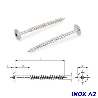 Vis pour panneaux de façade 4,8x38 mm Inox A2 par 100