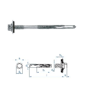 Vis pour panneaux sandwich 5,5x130 P16 par 250