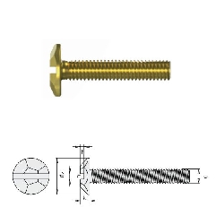 Vis à métaux M6x30 décoratives de balcon par 50