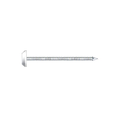 Pointes tête RAL 9016 blanche Inox A4 pour rive 50mm par 100