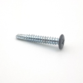 Vis autoperceuses 4,2x25 mm gris anthracite RAL 7016 tête type rivet par 100